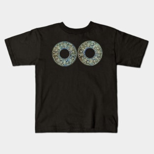 Ancient Neon Inca Rings Kids T-Shirt